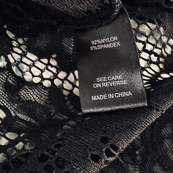 Torrid Black Lace Midi Dress Size 2 Whimsigoth Fairycore Sheer Gothic Romantic - Picture 8 of 11